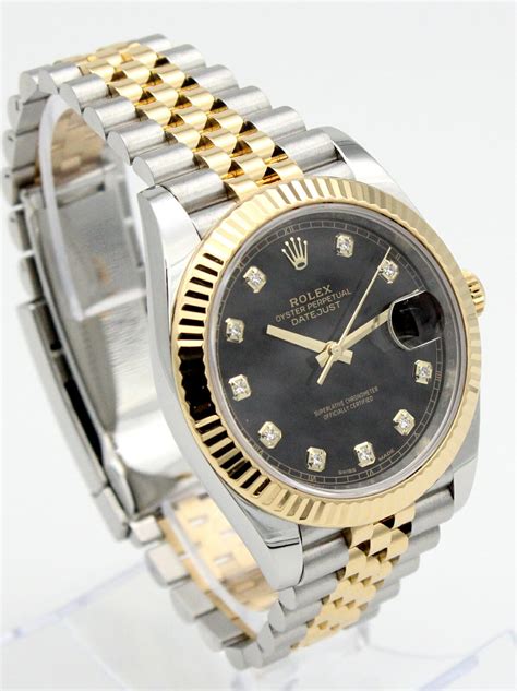 rolex black diamond watch